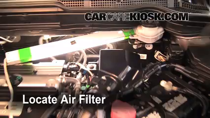 2009 Honda CR-V EX-L 2.4L 4 Cyl. Air Filter (Engine) Replace